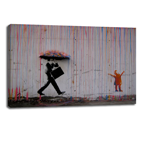 Banksy Kids Life Is Short Canvas Print - Urban Graffiti Wall Art