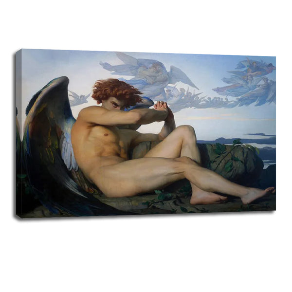 Fallen Angel Canvas Art – Classic Alexandre Cabanel Painting