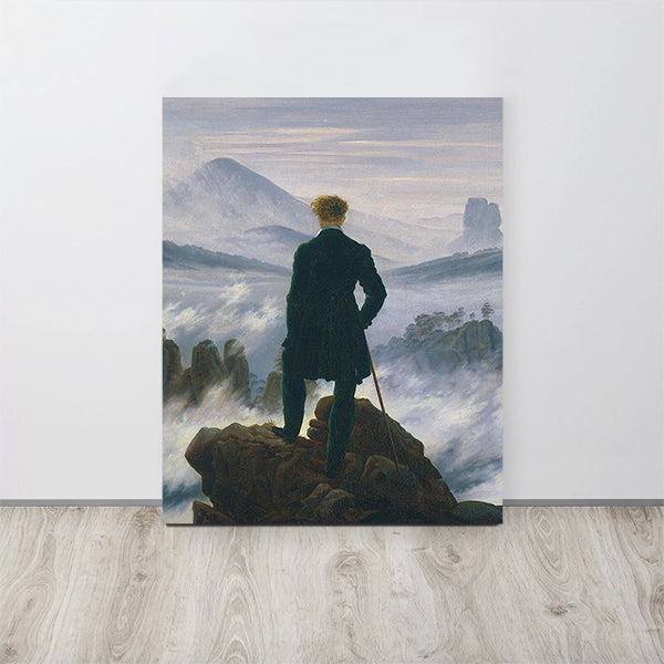 Wanderer Above the Sea of Fog Canvas - Timeless Romantic Art Decor